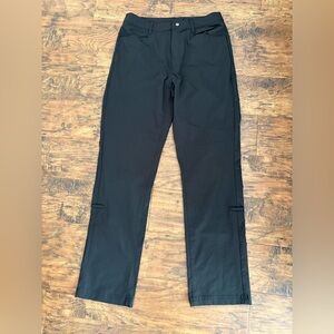 LIV Outdoor Pants Women's Sz Large Black Casual Hiking Camping Roll Cuff